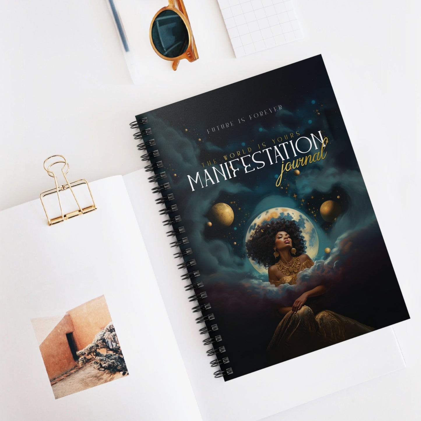 The World Is Yours Manifestation Spiral Notebook