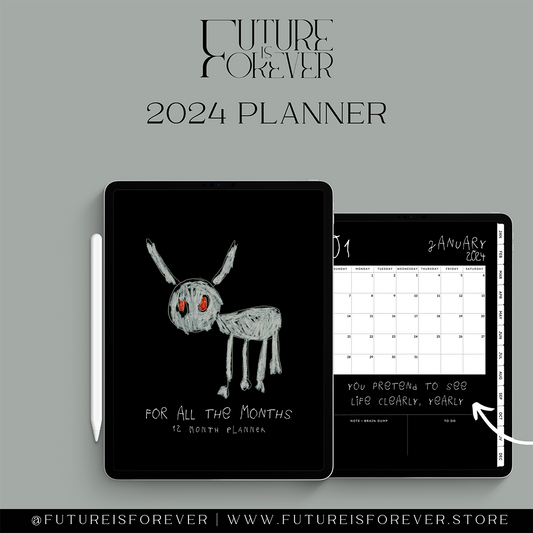 For All The Months 2024 Digital Planner